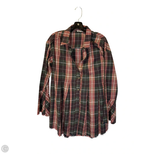 Dress Casual Short By Easel In Plaid Pattern, Size: M
