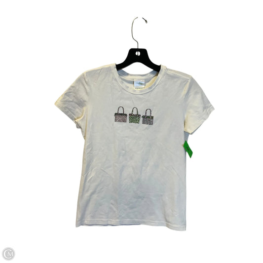 Top Short Sleeve Basic By Vera Bradley In White, Size: S