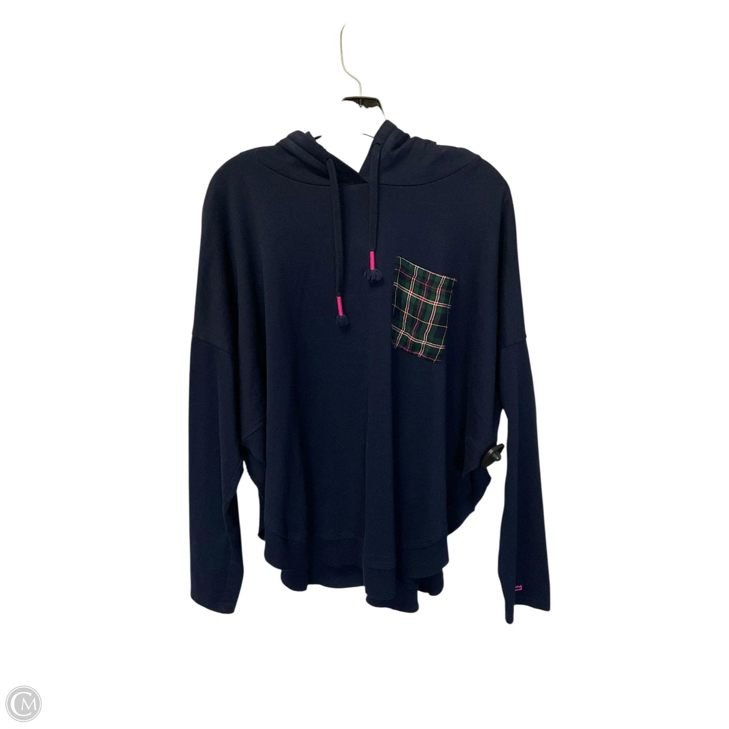 Sweatshirt Hoodie By Crown And Ivy In Navy, Size: Xl