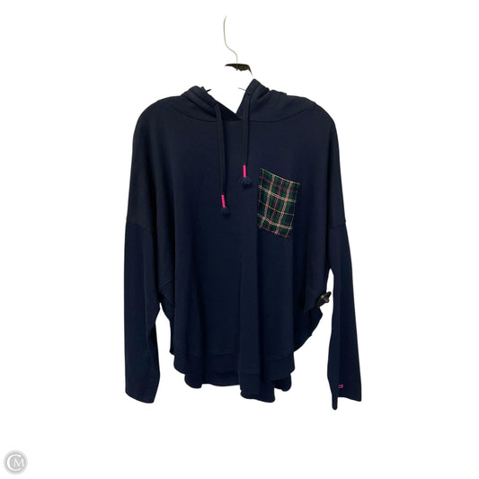 Sweatshirt Hoodie By Crown And Ivy In Navy, Size: Xl