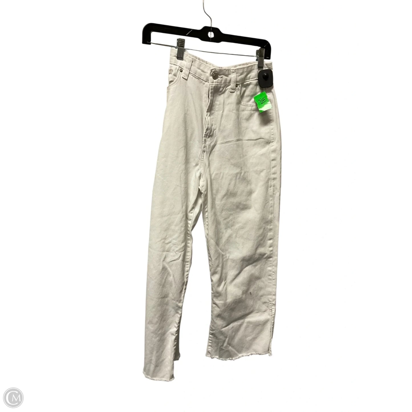 Jeans Wide Leg By Kensie In White Denim, Size: 4