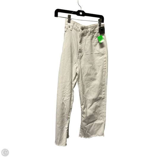 Jeans Wide Leg By Kensie In White Denim, Size: 4