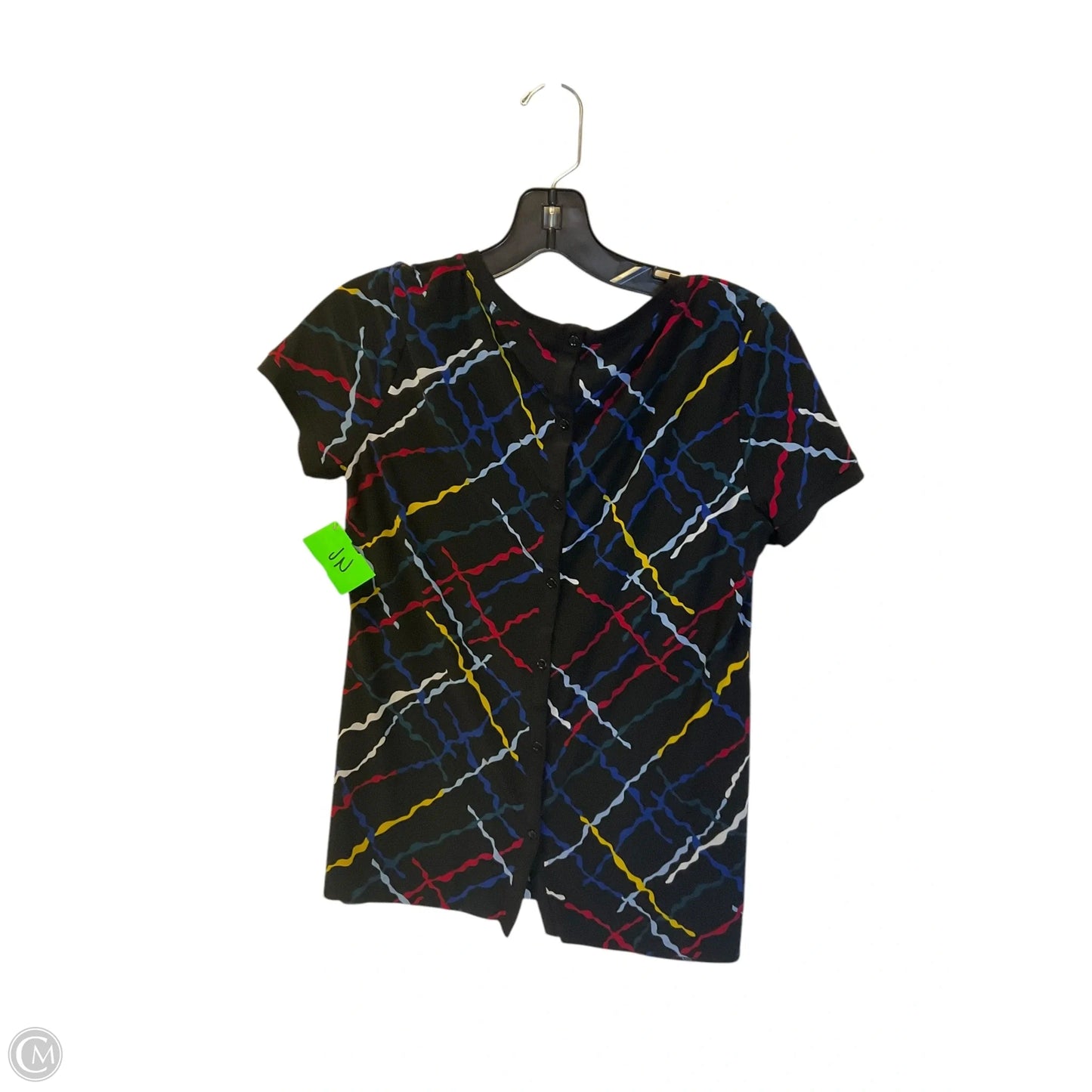 Top Short Sleeve By Anne Klein In Multi-colored, Size: Xs