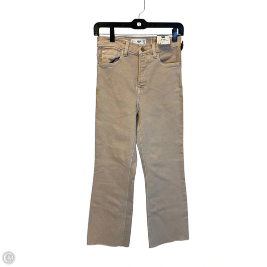Jeans Cropped By Mng In Tan Denim, Size: 4