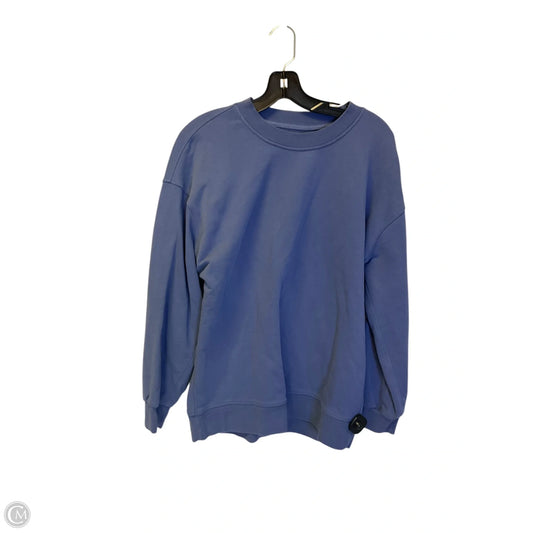 Sweatshirt Crewneck By Lululemon In Blue, Size: M