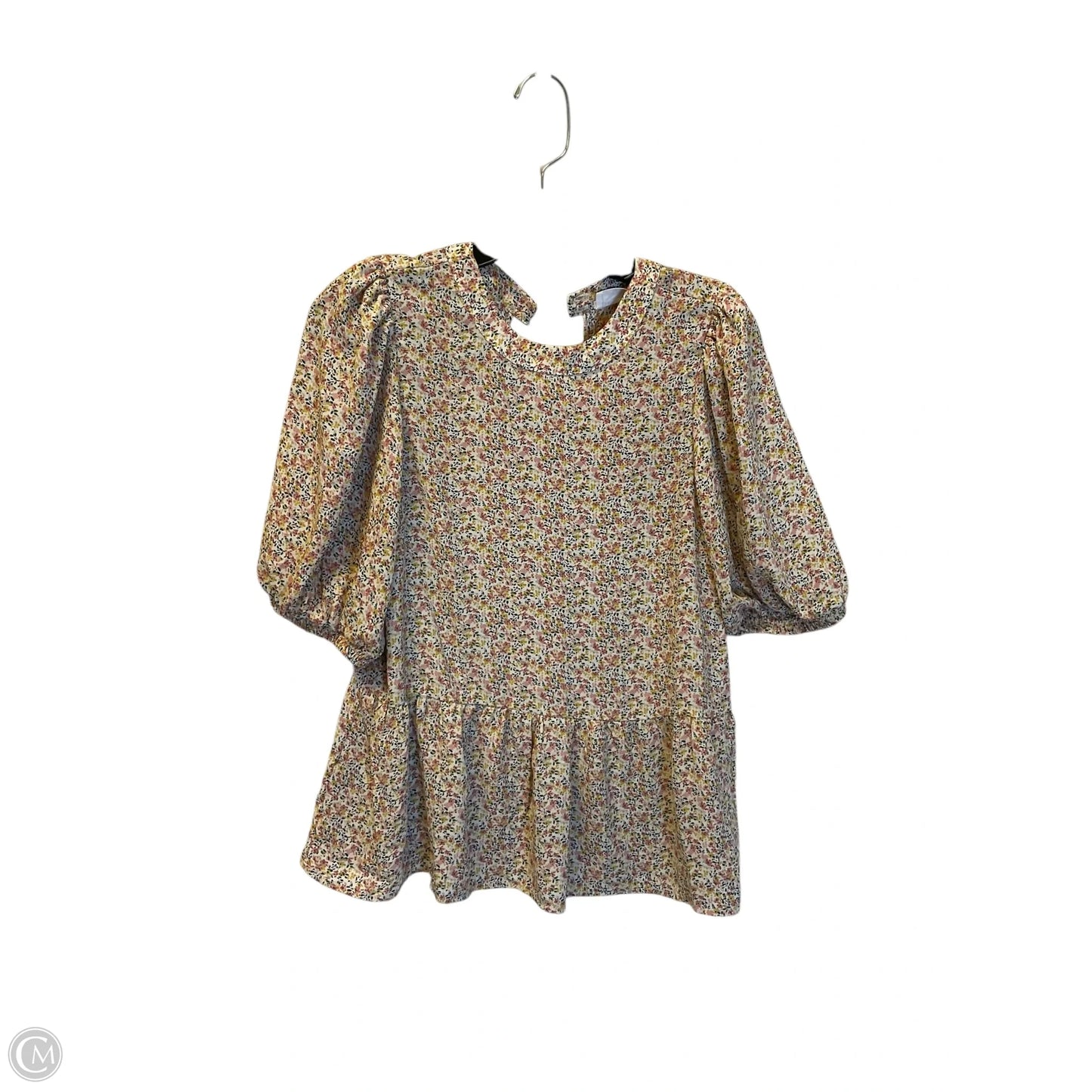 Top Short Sleeve By Sienna Sky In Floral Print, Size: Xs