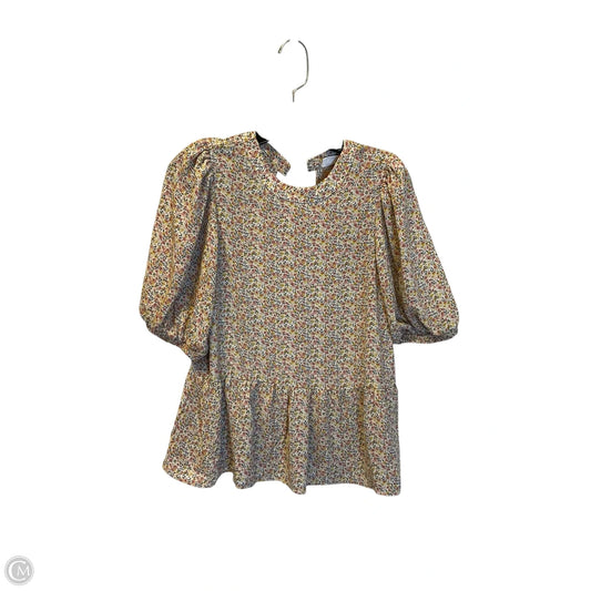 Top Short Sleeve By Sienna Sky In Floral Print, Size: Xs