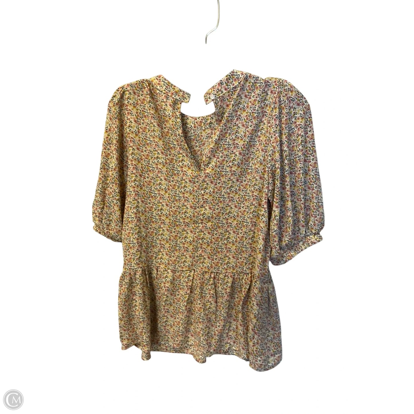 Top Short Sleeve By Sienna Sky In Floral Print, Size: Xs