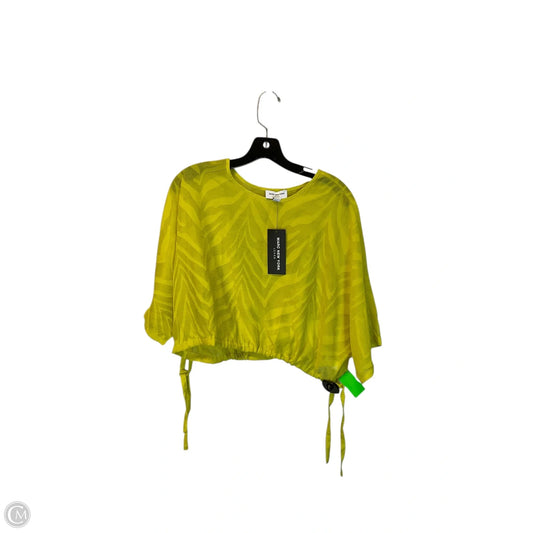 Top Short Sleeve By Marc New York In Yellow, Size: S