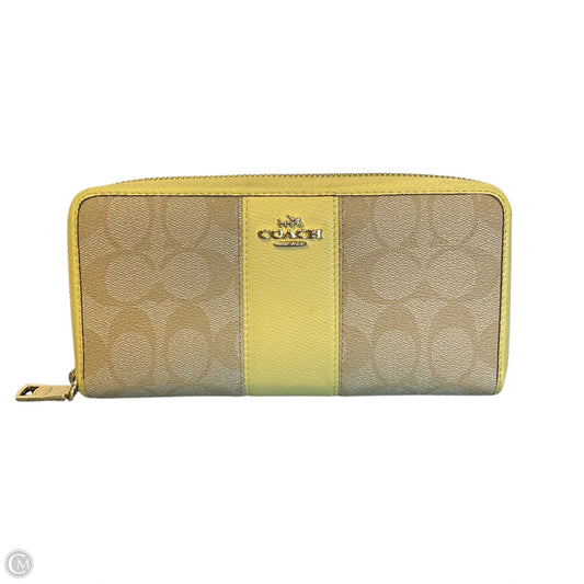 Wallet Designer By Coach, Size: Large