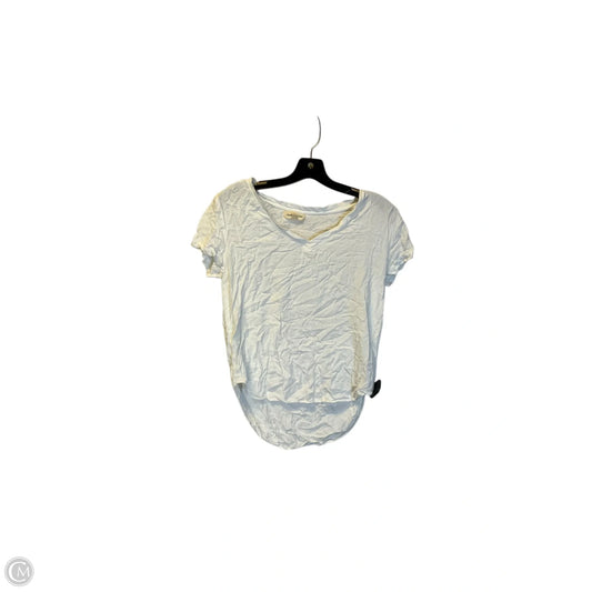 Top Short Sleeve Basic By Cloth & Stone In White, Size: S