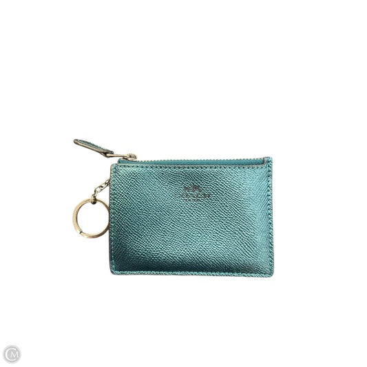 Coin Purse Designer By Coach, Size: Small