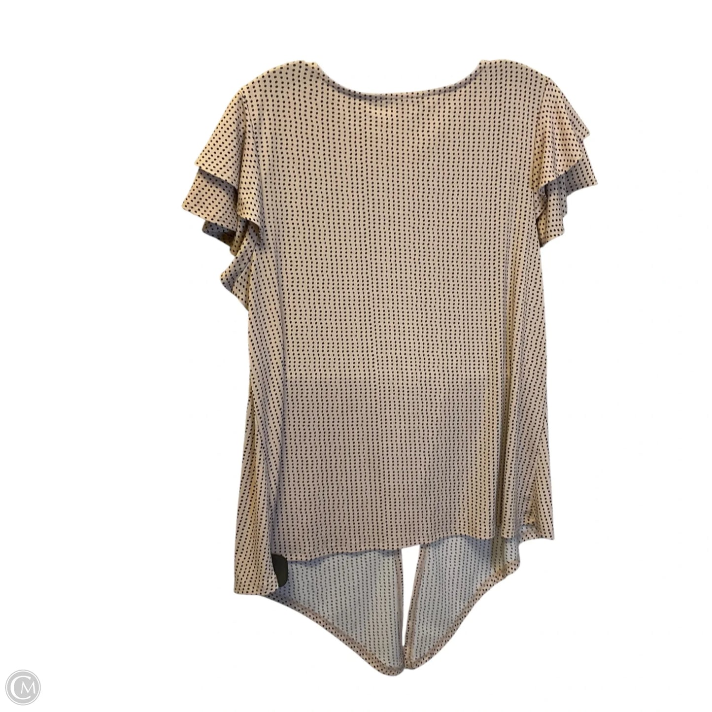 Top Short Sleeve By Adrianna Papell In Pink, Size: S