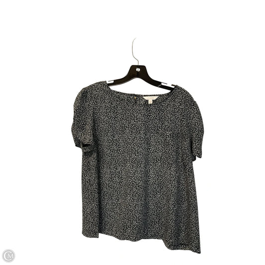 Top Short Sleeve By Lc Lauren Conrad In Black, Size: L