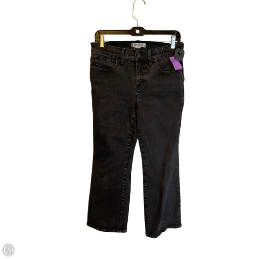 Jeans Cropped By Madewell In Black Denim, Size: 6