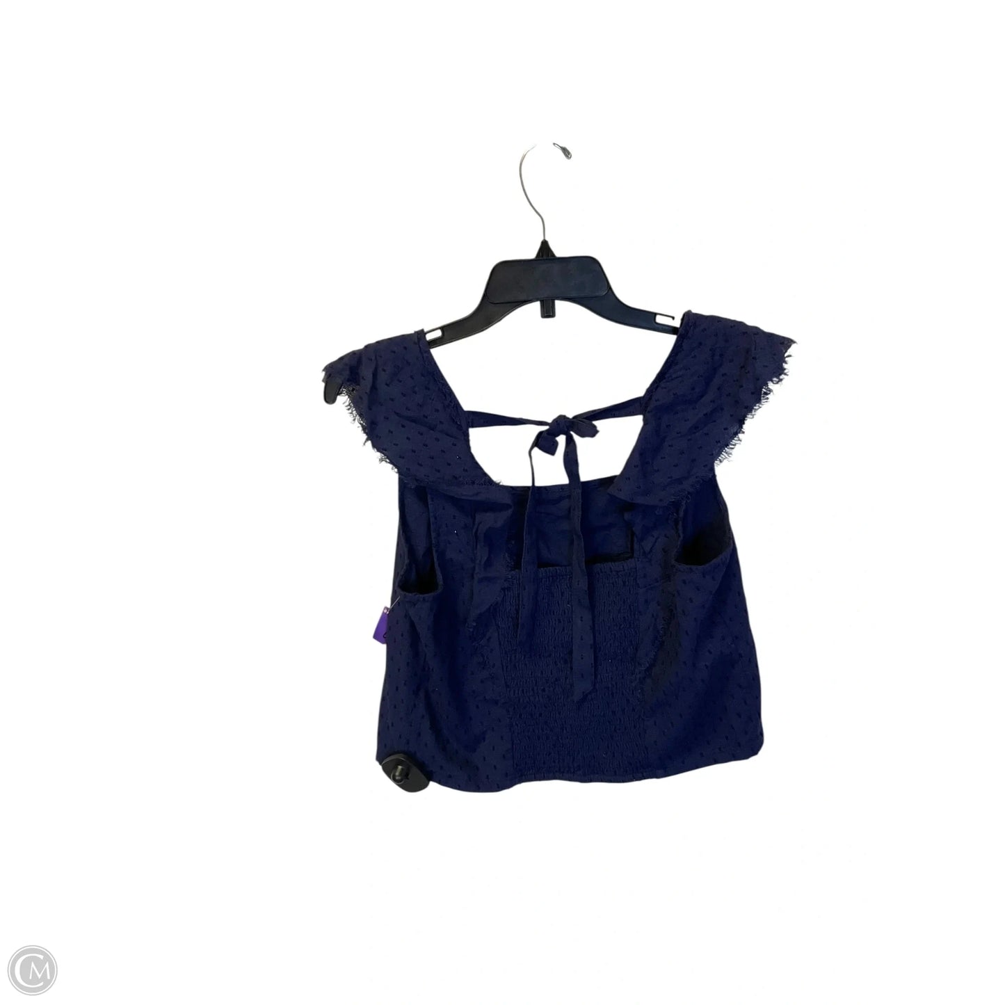 Top Sleeveless By True Craft In Navy, Size: L