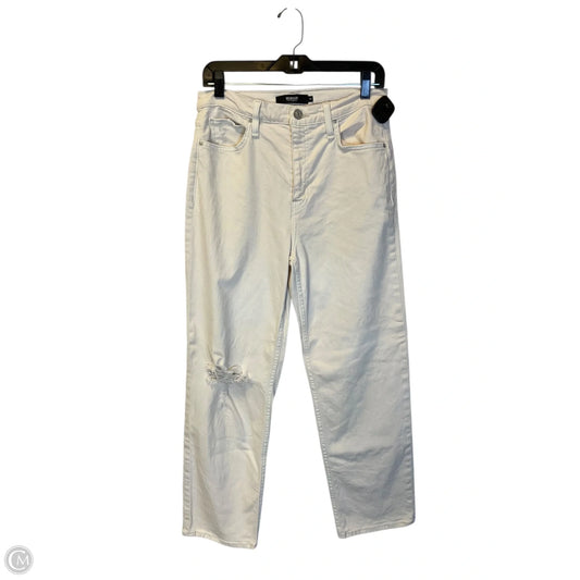 Jeans Straight By Hudson In Cream Denim, Size: 8