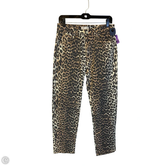 Jeans Straight By Clothes Mentor In Animal Print, Size: 6