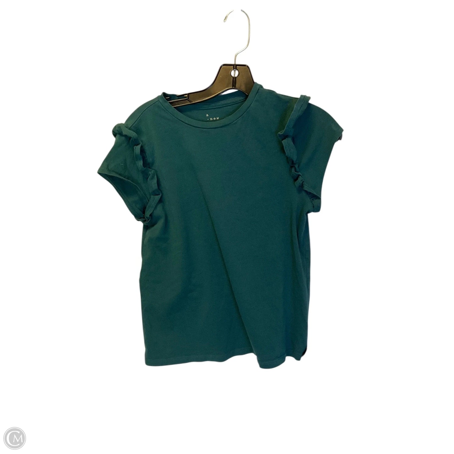 Top Short Sleeve By A New Day In Teal, Size: Xs