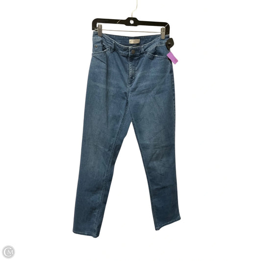 Jeans Straight By J. Jill In Blue Denim, Size: 6