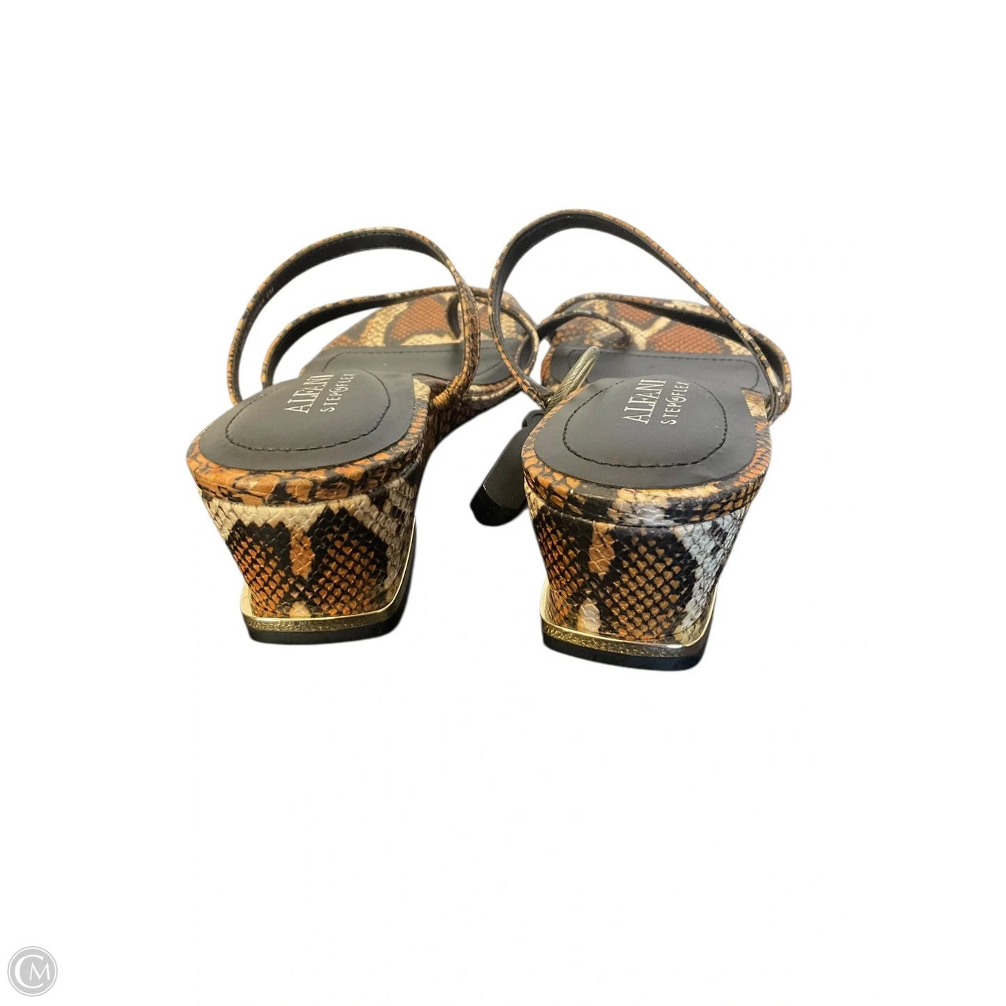 Sandals Heels Wedge By Alfani In Snakeskin Print, Size: 6