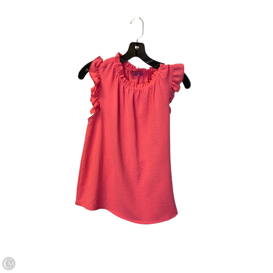Top Sleeveless By Almost Pink In Pink, Size: S