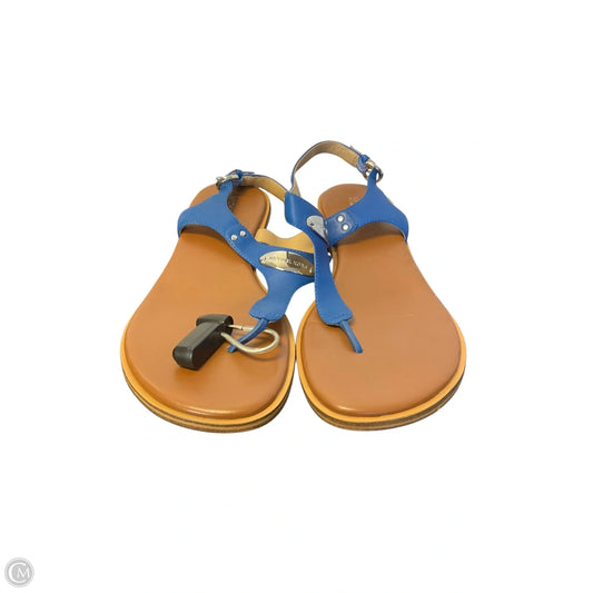 Sandals Designer By Michael Kors In Blue, Size: 9.5