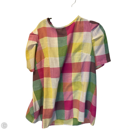 Top Short Sleeve By Shein In Multi-colored, Size: 4x