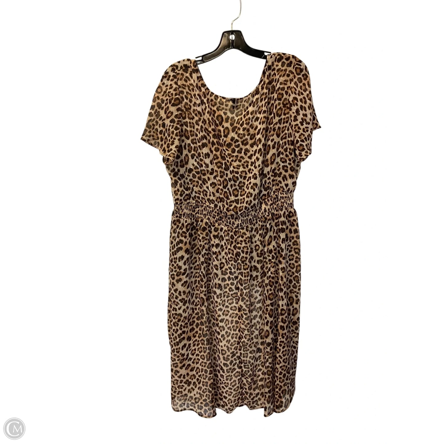 Top Short Sleeve By Torrid In Animal Print, Size: 2x