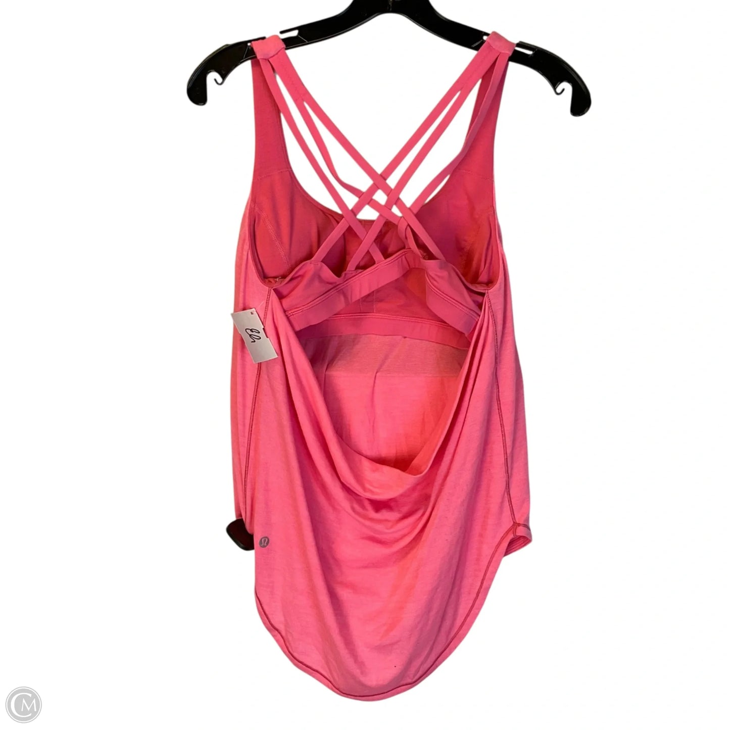 Athletic Tank Top By Lululemon In Pink, Size: 8