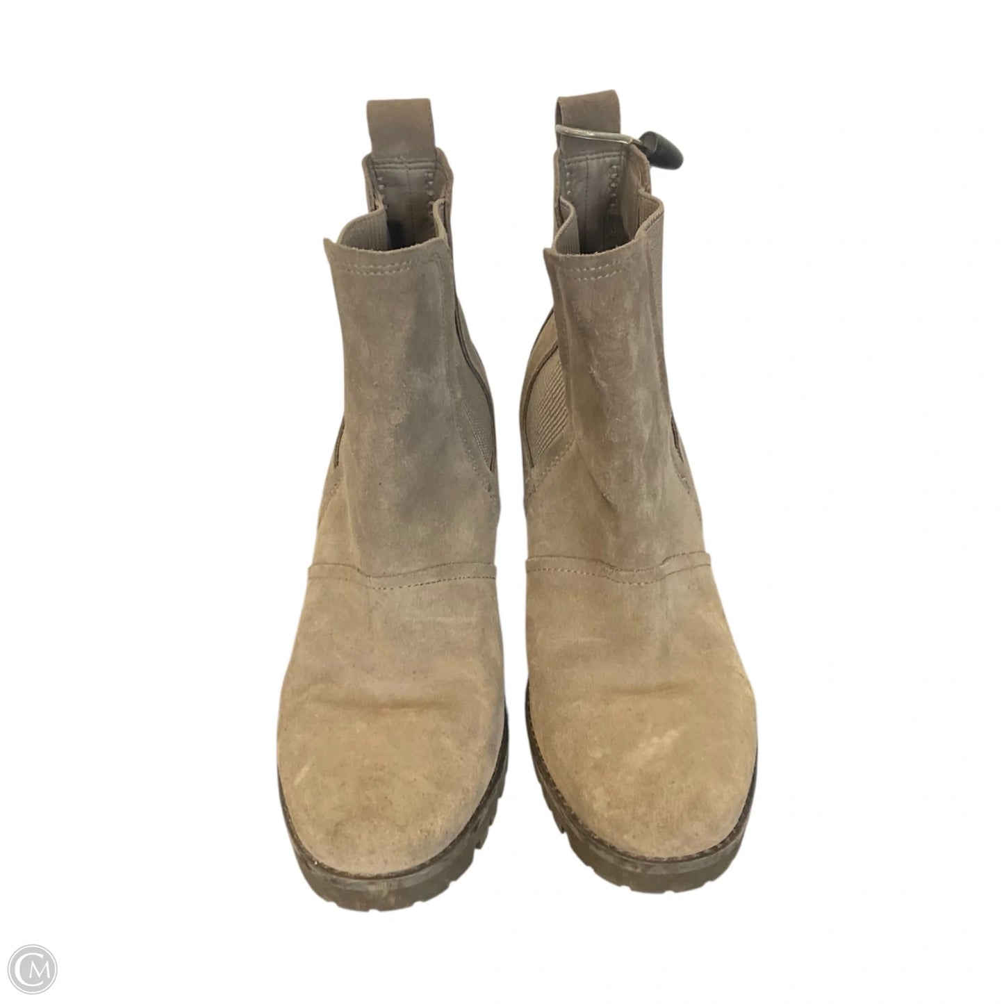 Boots Designer By Ugg In Grey, Size: 8.5