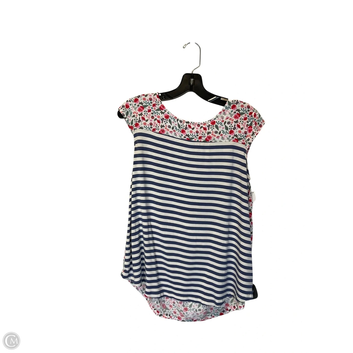 Top Short Sleeve By Matilda Jane In Striped Pattern, Size: S
