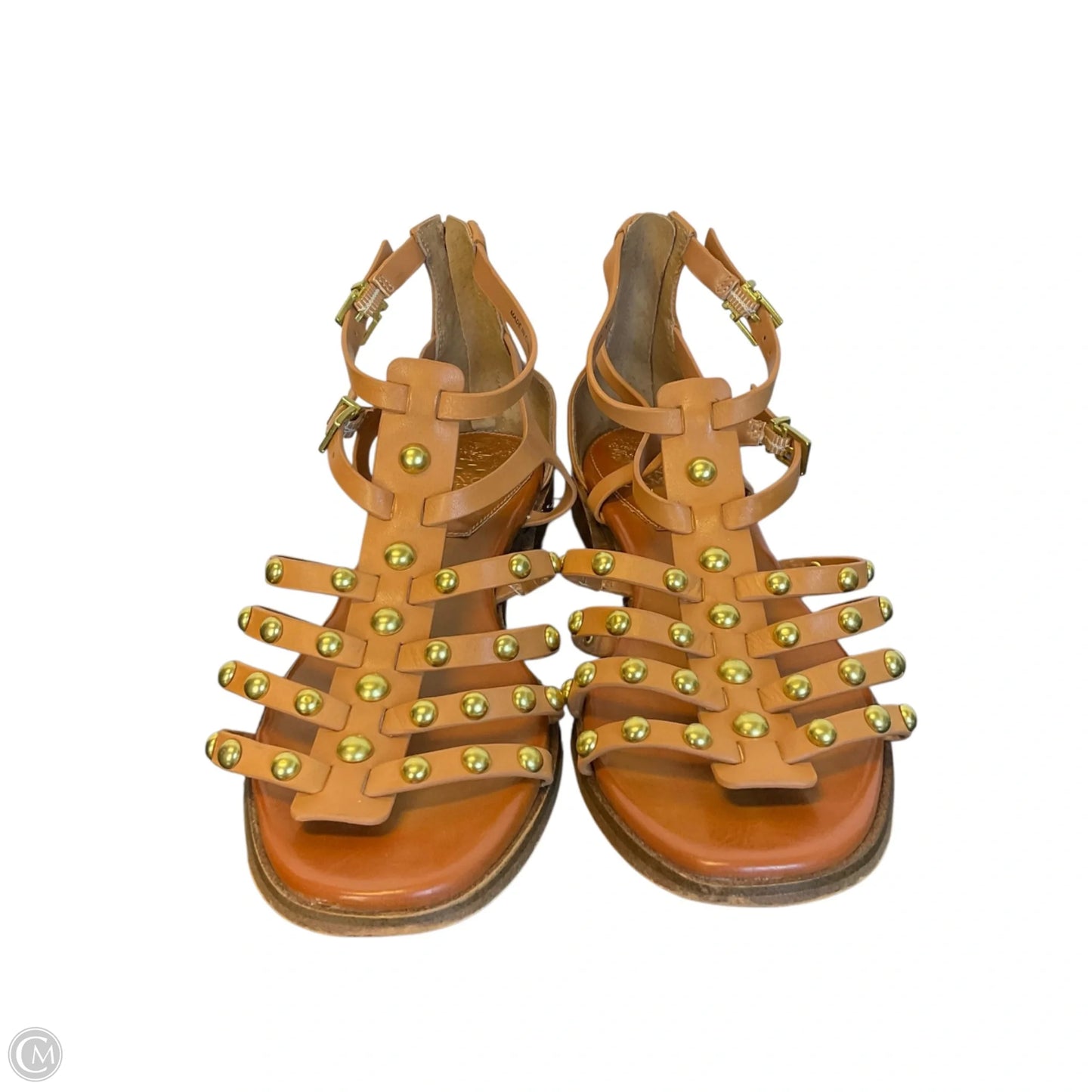 Sandals Flats By Vince Camuto In Brown, Size: 8