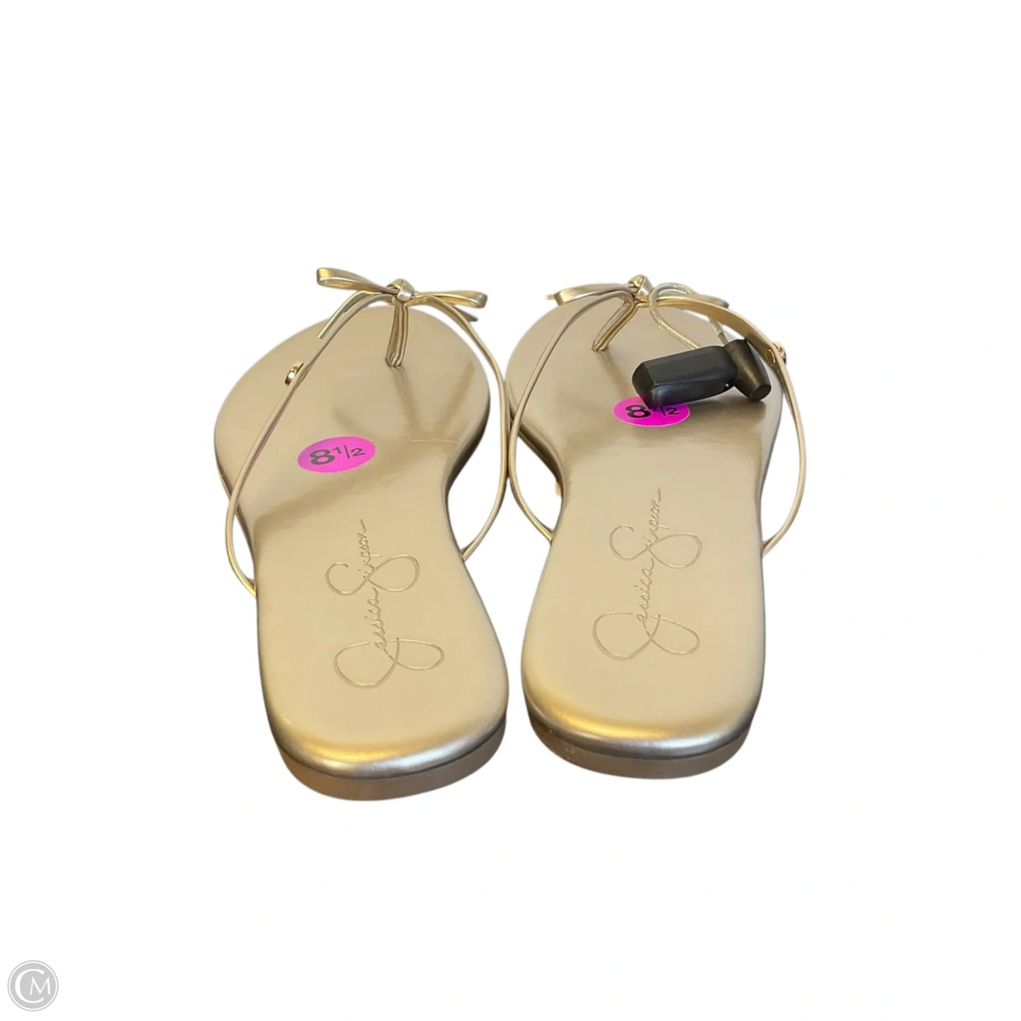 Sandals Flats By Jessica Simpson In Gold, Size: 8.5
