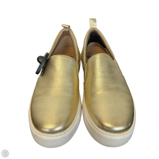 Shoes Sneakers By Earth In Gold, Size: 8