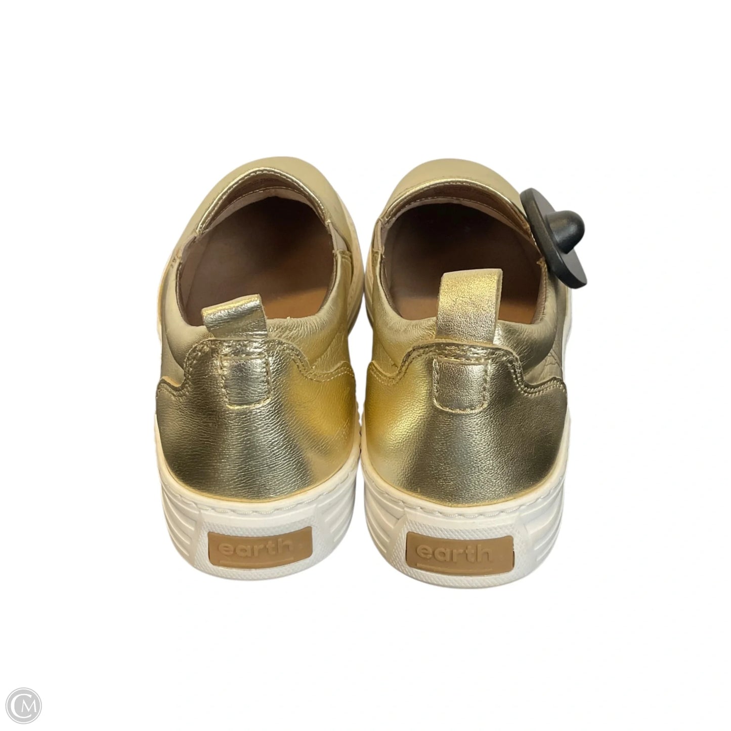 Shoes Sneakers By Earth In Gold, Size: 8