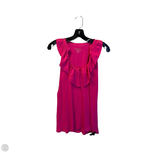 Top Sleeveless Designer By Lilly Pulitzer In Pink, Size: M