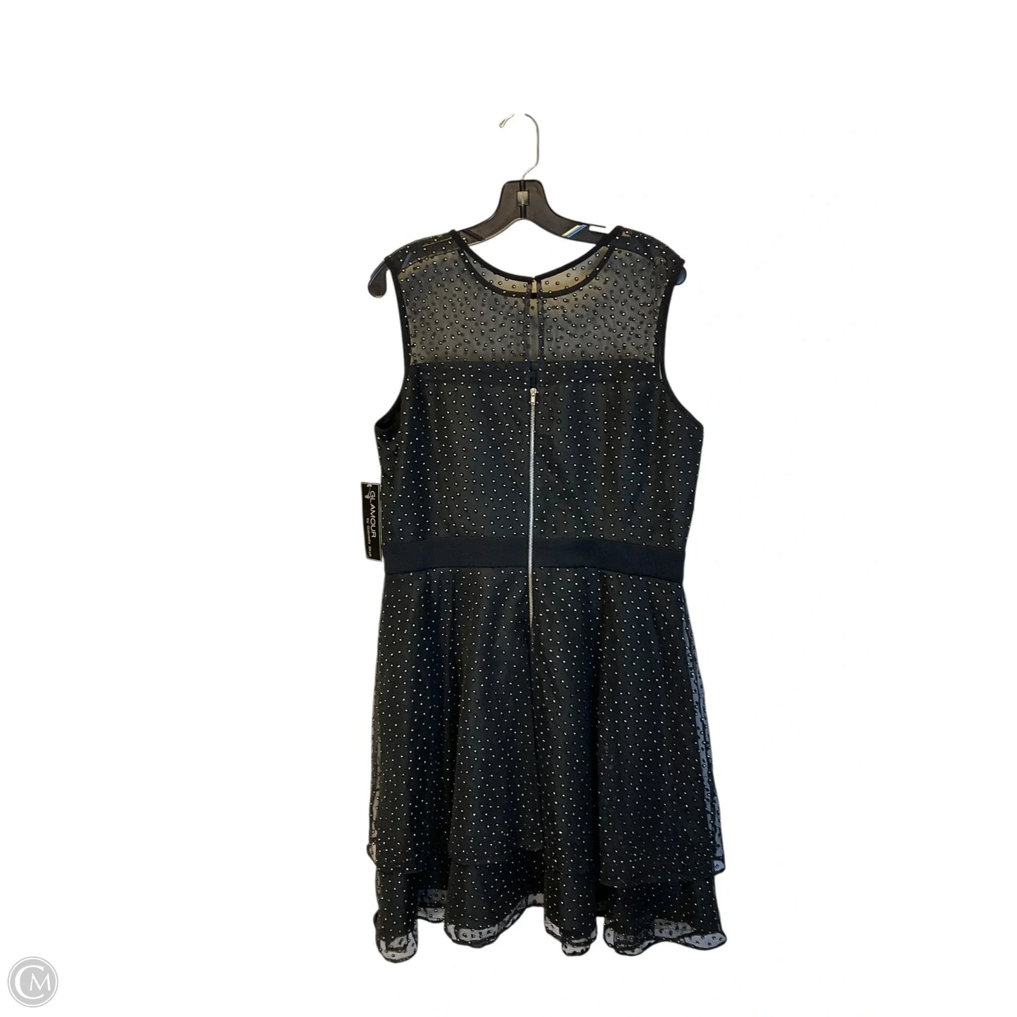 Dress Party Short By Gabby Skye In Black, Size: 16