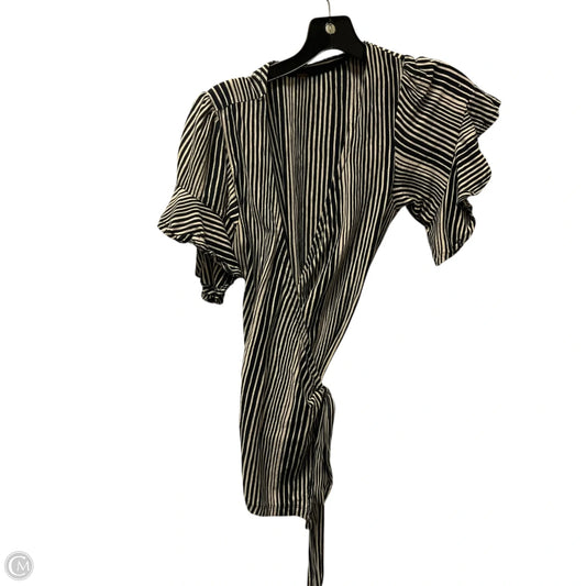 Top Short Sleeve By Free People In Striped Pattern, Size: S