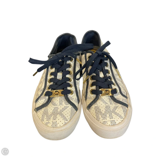 Shoes Designer By Michael Kors In Blue & White, Size: 6