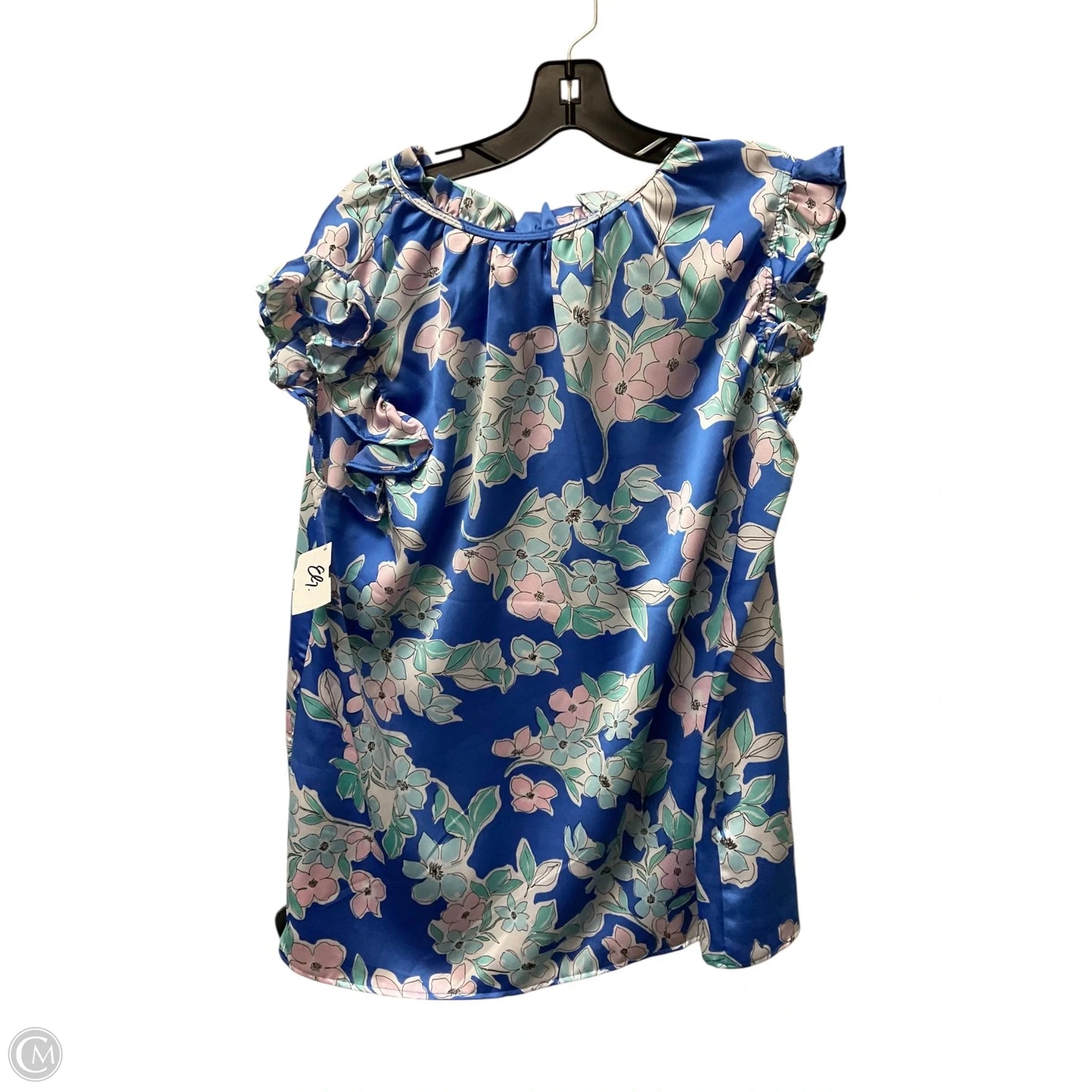 Top Sleeveless By Lovely Melody In Floral Print, Size: Xl
