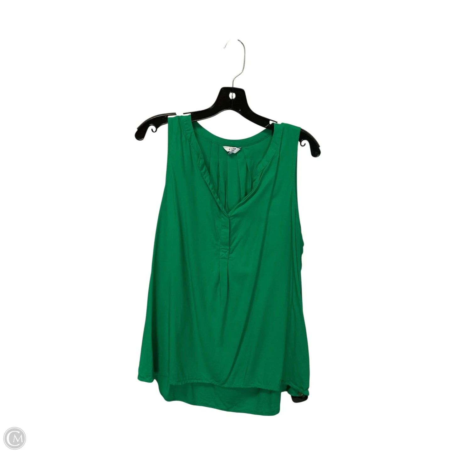 Top Sleeveless By Crown And Ivy In Green, Size: Xl