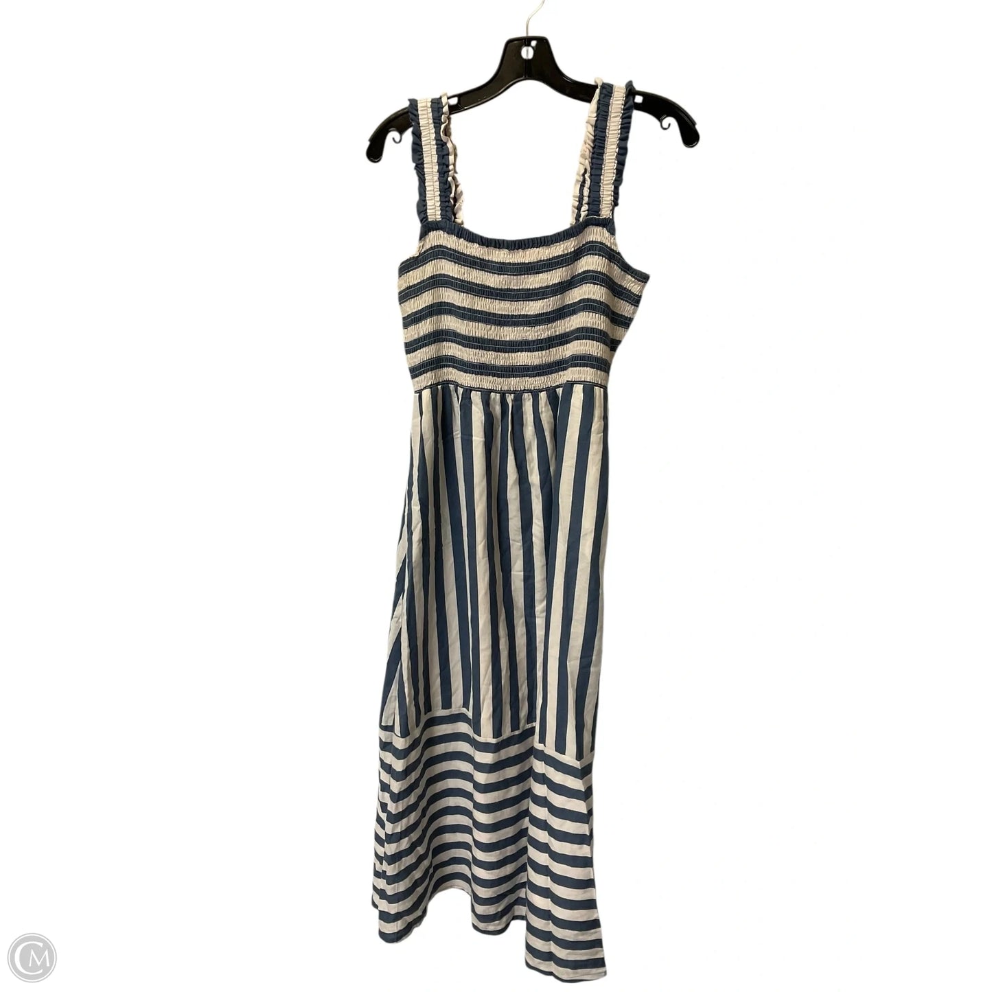 Dress Casual Maxi By Spartina In Striped Pattern, Size: M