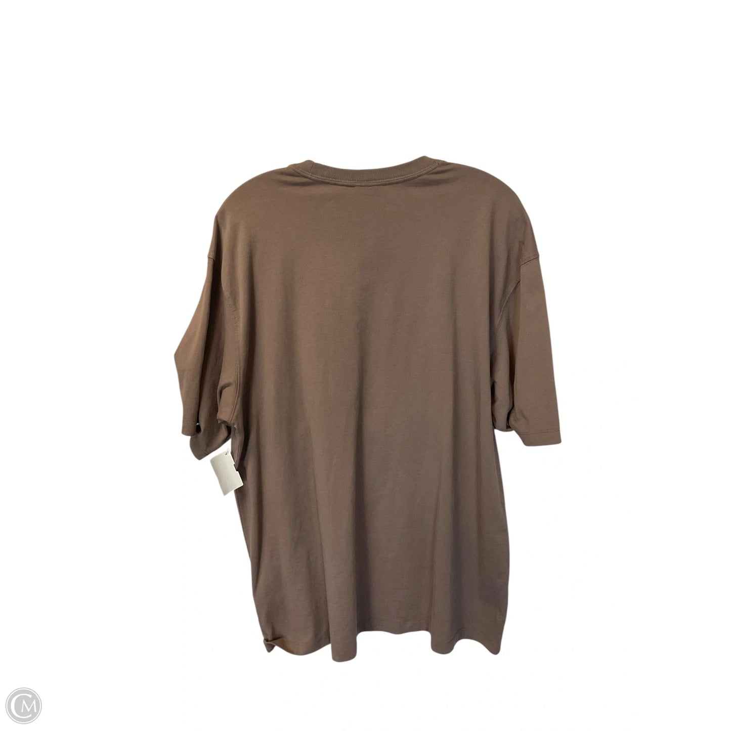 Top Short Sleeve Basic By Adidas In Brown, Size: M