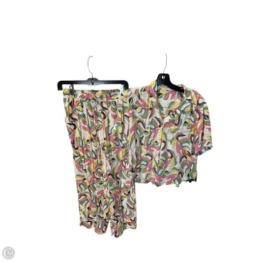Pants Set 2pc By Jane And Delancey In Multi-colored, Size: S