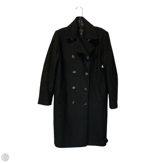 Coat Trench Coat By Ann Taylor In Black, Size: Xxs