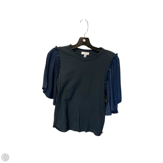 Top Short Sleeve By Current Air In Navy, Size: S
