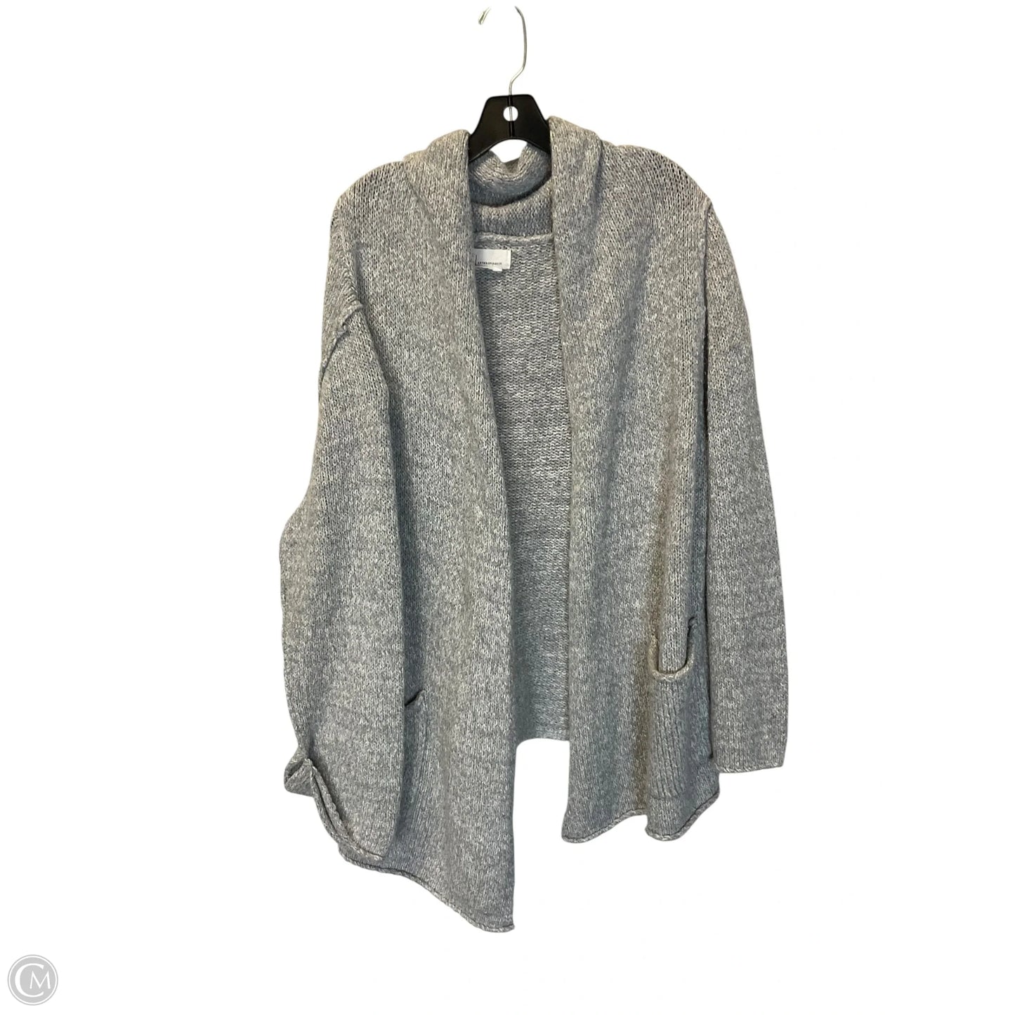 Sweater Cardigan By Anthropologie In Grey, Size: Xl