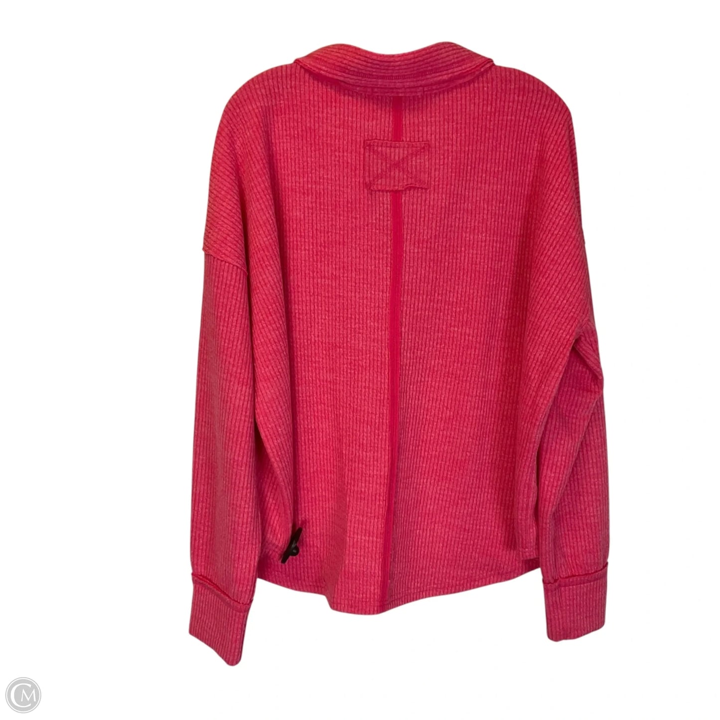 Sweatshirt Collar By Simply Southern In Pink, Size: Xxl