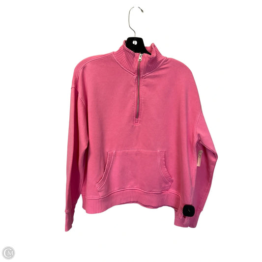 Sweatshirt Collar By C And C In Pink, Size: L